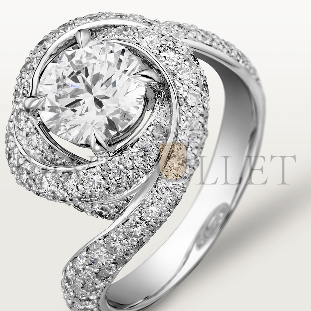 CARTIER SOLITAIRE TRINITY RUBAN N4250452